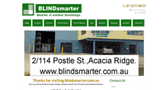 Desktop Screenshot of blindsmarter.com.au
